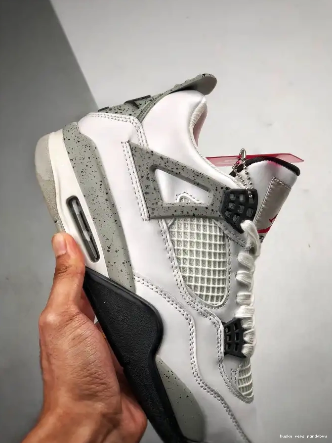 Rep Husky (nike) 840606-192 OG Air 4 Jordan Cement White 0518